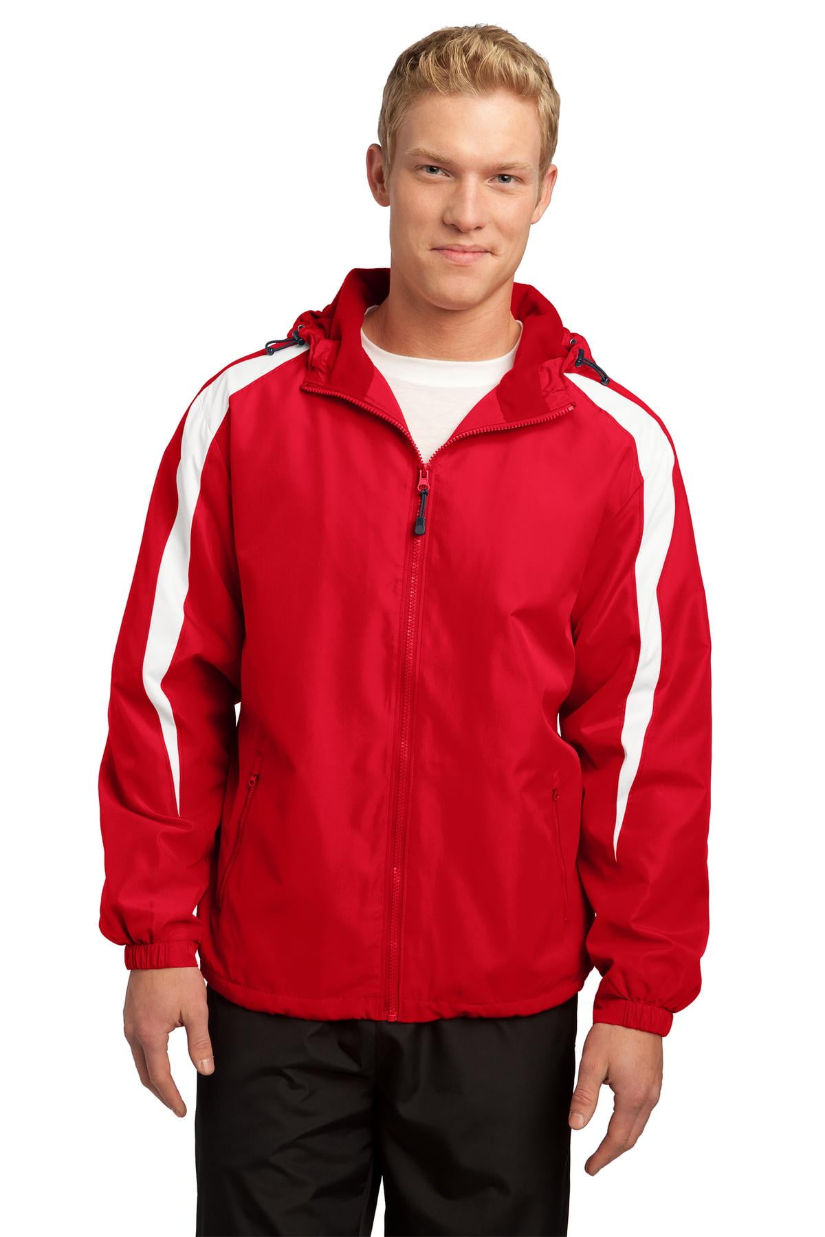 Sport tek fleece 2025 lined colorblock jacket