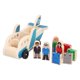 thumbnail image 1 of Toddlers Wooden Airplane Play Set Air Passenger Jet Play Toy Educational Airplane Model ToyAircraft, 1 of 4
