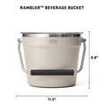 thumbnail image 4 of Cubo para bebidas YETI Rambler Cape Taupe de acero inoxidable 18/8, 4 of 7