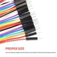 thumbnail image 3 of Cable De Puente De 40 Pines, 5 Uds., 10Cm, Macho A Hembra, Cable De Placa De Pruebas Multicolor Multifuncional Para Laboratorio De Experimentos De Circuito Speravity TO002769-00, 3 of 7
