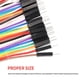 thumbnail image 3 of Cable De Puente De 40 Pines, 5 Uds., 10Cm, Macho A Hembra, Cable De Placa De Pruebas Multicolor Multifuncional Para Laboratorio De Experimentos De Circuito Noticed TO002769-00, 3 of 7
