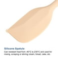 thumbnail image 4 of Uxcell Silicone Spatula Spoon, 8.5” Heat-resistant Scraper for Baking, Cooking, Mixing, Pink, 4 of 6