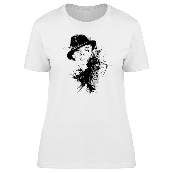 Woman Fashion Girl T-Shirt Women -Image by Shutterstock, Female Medium