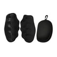 thumbnail image 3 of lacooooppia 2Pcs Weight Lifting Grips Pads Workout Grips Ergonomic Anti Slip Pull up Grips,Gym Gloves with for Dumbbell Exercise Black, 3 of 8