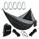thumbnail image 1 of Hamaca Algodón Bloosom  Para Exterior Jardín Camping Portátil Mueble Negro, 1 of 4