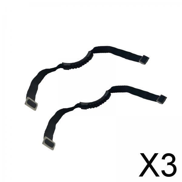 DYNWAVECA 3x 2 Pcs Poignée de Bagage, Poignée en Sangle de Couture, Nylon pour Boîte Isolée, Sac à Roulettes, Seau de Pêche, Accessoires de Remplacement de Valise