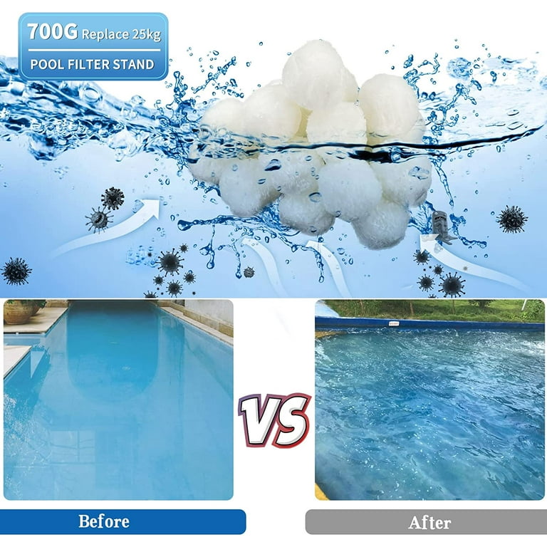 XtremepowerUS Filter Balls - 1.5lbs Replaces 50lbs Pool Filter Sand Media