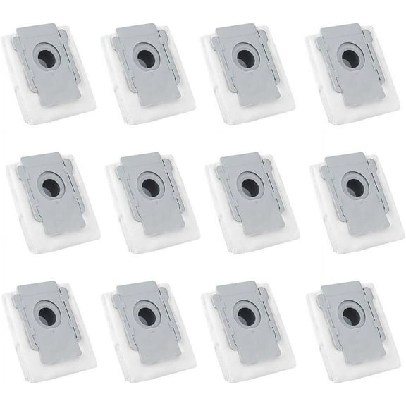 Vacuum Bags Compatible with iRobot Roomba Replacement Parts - Clean Base Automatic Dirt Disposal Bags, hassle-free cleaning, Compatible with all Clean Base models（12 Pack）