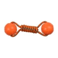 thumbnail image 1 of Dog Rope Ball Pet Juguete Interactivo Juguete de ejercicio, entretenimiento Sturdy Tug Ball Toy Naranja, 1 of 8