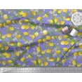 thumbnail image 2 of Soimoi Modal Satin Fabric Leaves,Floral & Lemon Vegetable Fabric Prints by Yard 42 Inch Wide, 2 of 3