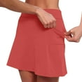 thumbnail image 3 of Bermuda Shorts Skorts for Women Mid Waist Skort Active Skirt Casual Summer Jean Shorts with Pockets S-5XL, 3 of 7
