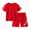 H112-Red, variant on TOWED22 Toddler Boys Summer Sports Sets Athletic Clothes 2Pcs Short Sleeve Tee and Mesh Shorts Outfits Set Clothing(Red,7-8 Y)