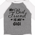 thumbnail image 4 of Inktastic My Best Friend is My Gigi with Hearts Boys or Girls Long Sleeve Baby Bodysuit, 4 of 5