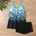 thumbnail image 4 of Traje de baño tankini de verano para mujer, talla grande, estampado, bikini dividido, traje de baño de dos piezas para mujer, trajes de baño tankini para mujer, traje de baño de 2 piezas para mujer, t, 4 of 6