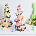 thumbnail image 2 of XDDST Easter Egg Tree Tabletop Decor Easter Colorful Felted Eggs Tree Easter Pastel Felt Wool Eggs for Easter Spring Ornaments Party Decoration, 2 of 9