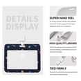 thumbnail image 4 of Susaid Space Dinosaur Print ID Badge Holder with Double-Sided Windows Horizontal Hard Plastic Case Black Card Protector Pouch for Office School ID Credit Cards, 4 of 7
