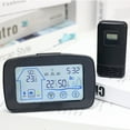 thumbnail image 4 of Amdohai YJ-5003 LCD Digital Clock Temperature Color Weather Station with Sensor Wireless Weather Clock Electronic Clock, 4 of 6