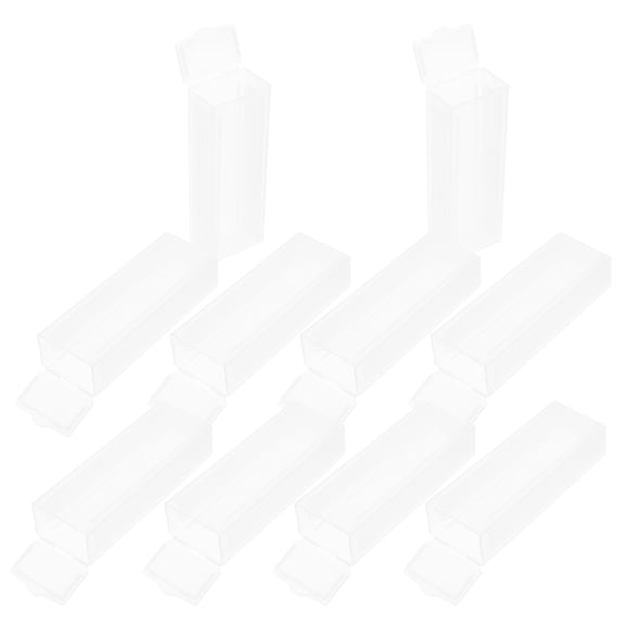 LITINKIMI Mini Shipping Container Microscope Slide Storage Case 10Pcs 3.15X1.18X0.71In