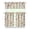 Starfish, variant on Folk Style Mandala Pattern Kitchen Curtains - Semi-Sheer 3-PCS Set with Rod Pocket Design