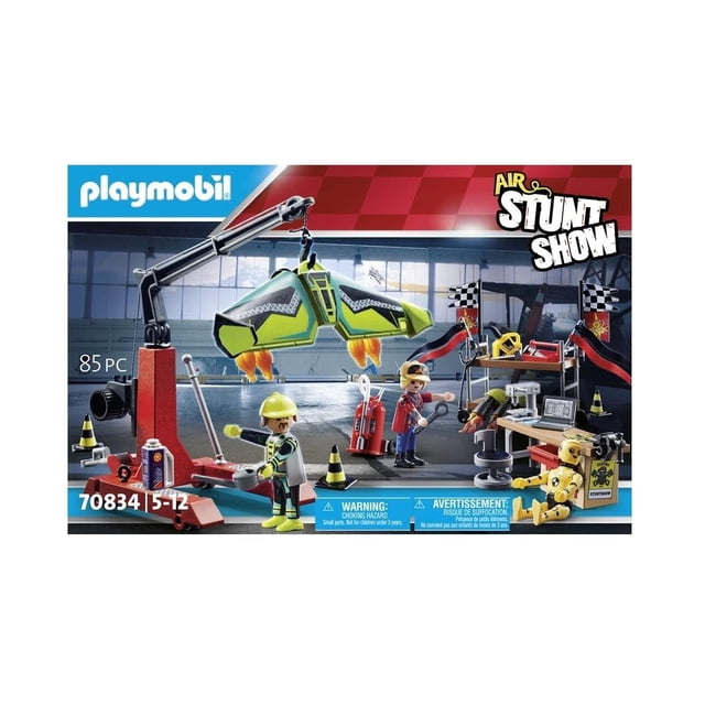 Set de Juego Playmobil Stunt Show Estación de Servicio 85 Piezas