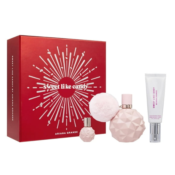 Set de perfume Ariana Grande Sweet Like Candy de 100 ml + 50 ml + 7,5 ml