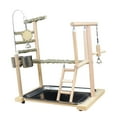 thumbnail image 4 of Playstand Bird Platform Perch Gnawing Play Supplies Bird Masticar Pet Bird Playground Parrot Swing Toy para Cockatiel Guacamayos Pinzones jinwen puesto de juego de pájaros, 4 of 8