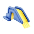 thumbnail image 1 of Tobogán acuático inflable resistente para niños, fácil de montar, portátil, de PVC, práctico y resistente, accesorio para exteriores e interiores. Azul oscuro, 1 of 8