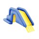 thumbnail image 1 of Tobogán acuático inflable para niños, accesorio profesional de PVC, práctico con pie. Azul oscuro, 1 of 9