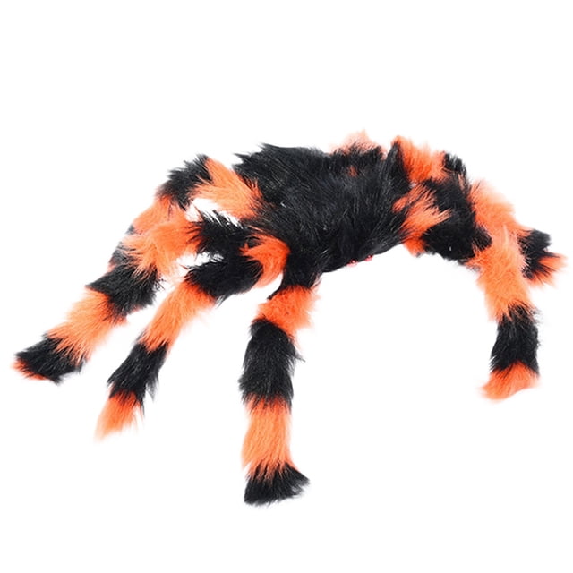 ¡Autorización! ¡Decoraciones de Halloween! Suministros de decoración de Casa Encantada de araña de simulación de felpa de Halloween juguetes difíciles compre 2 y obtenga 3