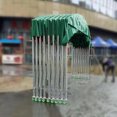 thumbnail image 2 of Carpa tipo cobertizo con mecanismo de empuje y tracción Toldo retráctil Carpa para puesto de comida Cobertizo para almacén Toldo para protección solar Toldo para cochera Cobertizo móvil, 2 of 5