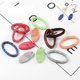 thumbnail image 5 of 10 piezas de acetato acrílico ovalado colgante Diy pendiente accesorios de joyería azul----marrón--Código de producto 74948 Marrón, 5 of 5