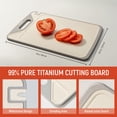 thumbnail image 2 of NULAS Cutting Board with Knife Sharpener, Double-Sided Food Grade Cutting Board, Non-Slip Large 15.1 x 10.2 Inch Kitchen Chopping Board with Juice Groove, 2 of 8