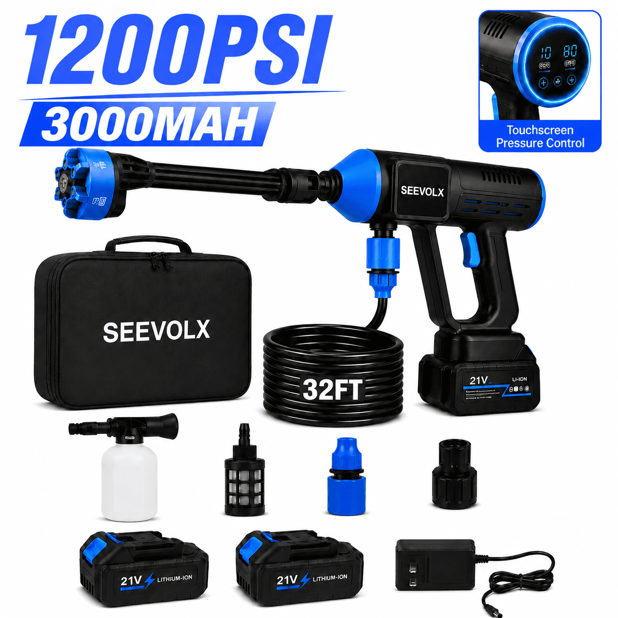 Sun Joe, Electric Pressure Washer, SPX205E-XT, Black - Walmart.com