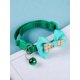 thumbnail image 1 of 1pc Plaid Bowknot & Bell Cat Collar Or Dog Necklace, With Leash Hook And Bow Tie, 1 of 3