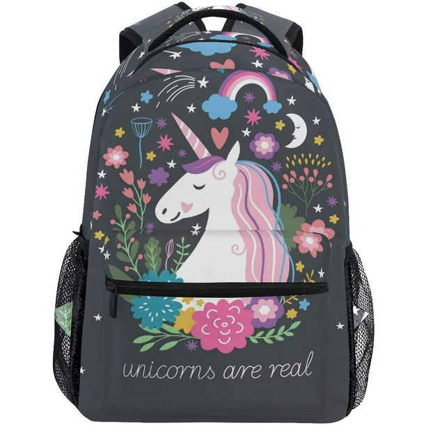 Rainbow unicorn shop backpack walmart