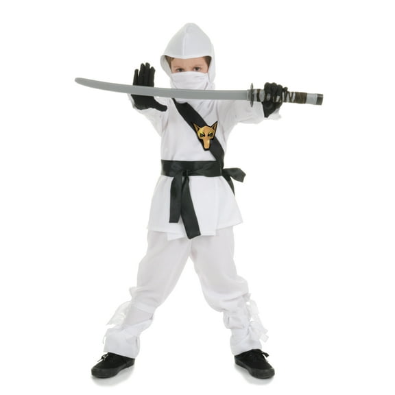 Secret Ninja Child Costume (White)