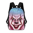 thumbnail image 1 of Film Pennywise It Backpack Casual Daypack School Bag Backpack Satchel Rucksack Shoulder, 1 of 5