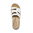 thumbnail image 4 of Women's Arch Support Slides - Adjustable Straps & Comfortable Wedge Heel, Soft Faux Suede Lining, 4 of 5