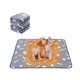 thumbnail image 1 of Cama autocalentable para gatos y perros, almohadilla térmica extra cálida para interiores y exteriores, base antideslizante, lavable, color gris claro, 71 x 101 cm, 1 of 8