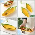 thumbnail image 6 of ACDANC Ceramic Corn Cob Holders Corn Dish Non Slip Bottom Appetizer Plates Sushi Serving Trays Platters Microwave Dishwasher Oven Safe, 6 of 7
