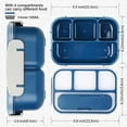 thumbnail image 4 of Children's lunch box lunch container lunch box lunch insulation box 22.6 * 16.1cm, 4 of 5