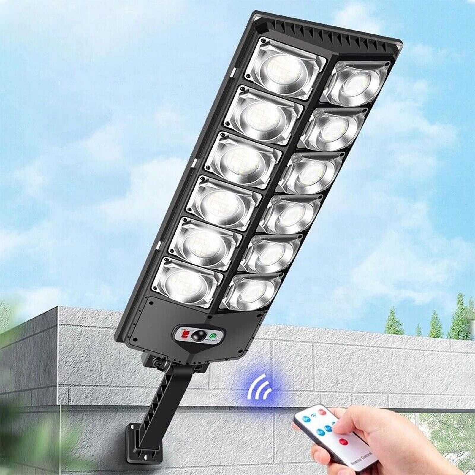 2 Pack Ultra-Bright Solar Street Lights, 1000000LM Outdoor Dusk to Dawn Lamp for Road Area - Easy Installation, 3 Modes