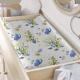 thumbnail image 3 of Colorful Undersea Animals Baby Changing Pad Covers Nautical Animals Life Diaper Change Table Sheets for Boy Girl Sea Fishes Jellyfish Sea Weeds Soft Breathable Stretch Changing Table Mats 32''x16'', 3 of 6