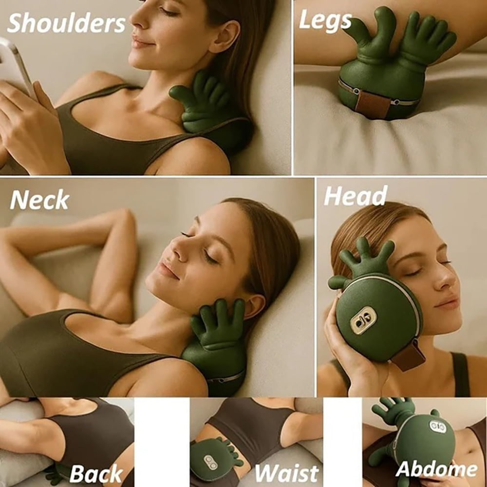 Neck Massager for Pain Relief Deep Tissue, 4D Kneading Massage, Quiet & Portable Lightweight, 3-Speed Adjustment, Cordless Neck and Shoulder Massager with Heat, Electric Hand Massager for Muscle