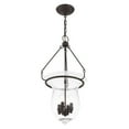 thumbnail image 6 of 50298-91-Livex Lighting-Canterbury - 4 Light Pendant-27 Inches Tall and 14 Inches Wide-Brushed Nickel Finish    -Traditional Installation, 6 of 6