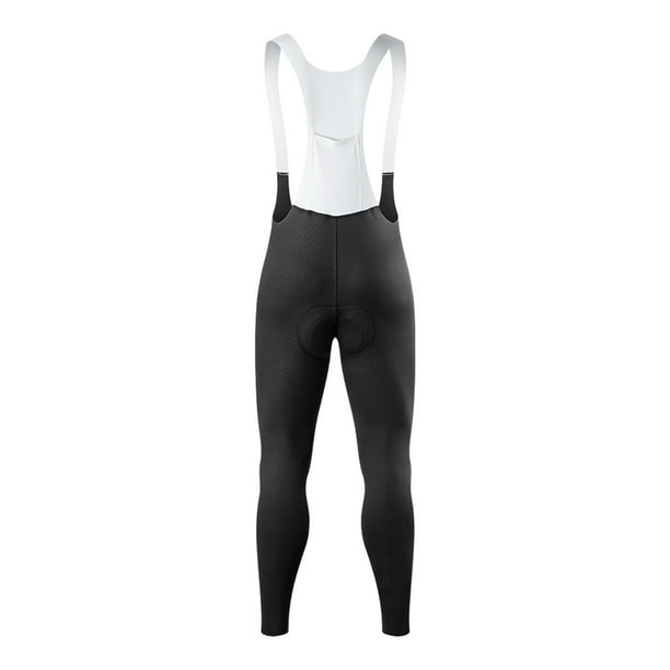 Pantalones de ciclismo WOSAWE para hombre, con tirantes y acolchado de alta densidad, largos
