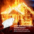 thumbnail image 2 of LANNEY Fire Blanket Emergency for Home, 4 pack 40 x 40 inch Fiberglass Fire Blanket Fire Blankets Retardant for House, School,  Grill,  Warehouse, Car, 2 of 8