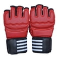 thumbnail image 2 of Almencla 2 Pcs Gants de Boxe Palmiers Creux Confortables Rouges pour Adulte Unisexe Entraînement Physique L, 2 of 8
