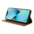 thumbnail image 6 of Compatible WIth iPhone 13 Wallet Case,Magnetic Closure,Flip Folding Kickstand,With Card Slots,[RFID Blocking],With Shoulder Strap&Lanyard,PU Leather+TPU Shockproof Anti-fall Phone Case,Brown, 6 of 9