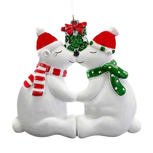 Adornos navideños, adornos colgantes de Navidad para personas mayores, colgante personalizado, adornos familiares, D